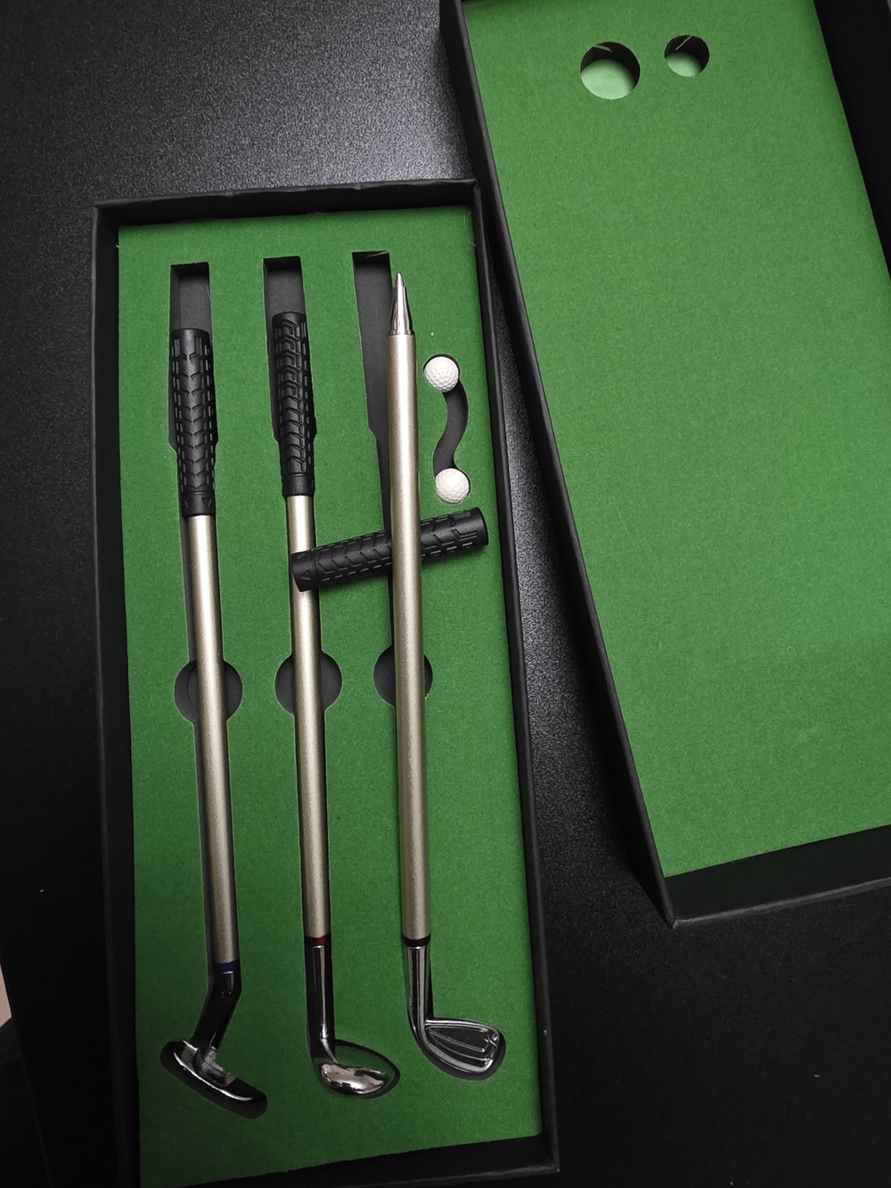 Golf Club Pen Set with Green Felt Gift Box $9.99 Shipping